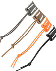 5Pcs Backpack Carabiner Clips Molle Buckle Clip Winder For Securing Straps Multi-gigibaobao-Orange-Bargain Bait Box