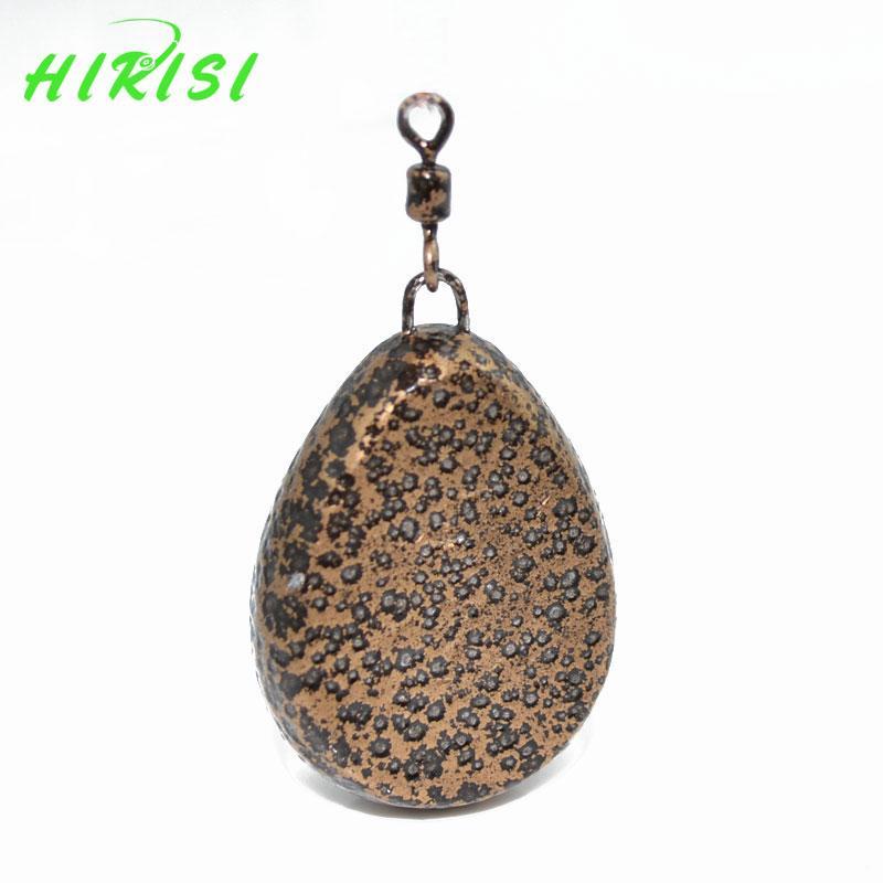 5Pcs Carp Fishing Accessories Lead Sinkers With Swivel Textured Lead Weights-hirisi Official Store-5pcs x 30g-Bargain Bait Box