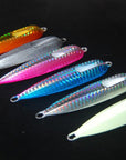 5Pcs Fishing Squid Lead Head Baits Swim Bass Fly Jig Rubber Lure 40G 60G 80G-Best Store Online-40g-Bargain Bait Box