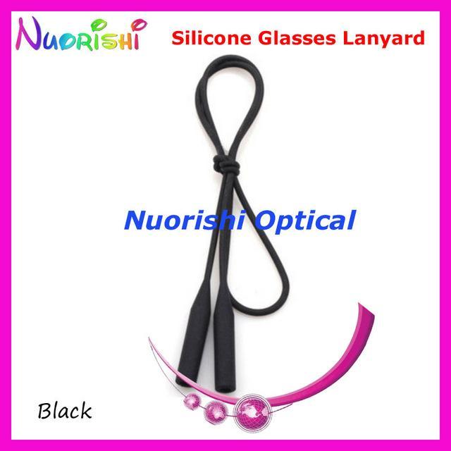 5Pcs L609 12 Colors Round Head Design Elastic Silicone Anti-Slip Eyeglass-Sunglass Accessories-Bargain Bait Box-Black only-Bargain Bait Box