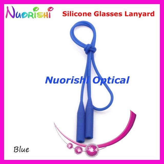5Pcs L609 12 Colors Round Head Design Elastic Silicone Anti-Slip Eyeglass-Sunglass Accessories-Bargain Bait Box-Blue only-Bargain Bait Box