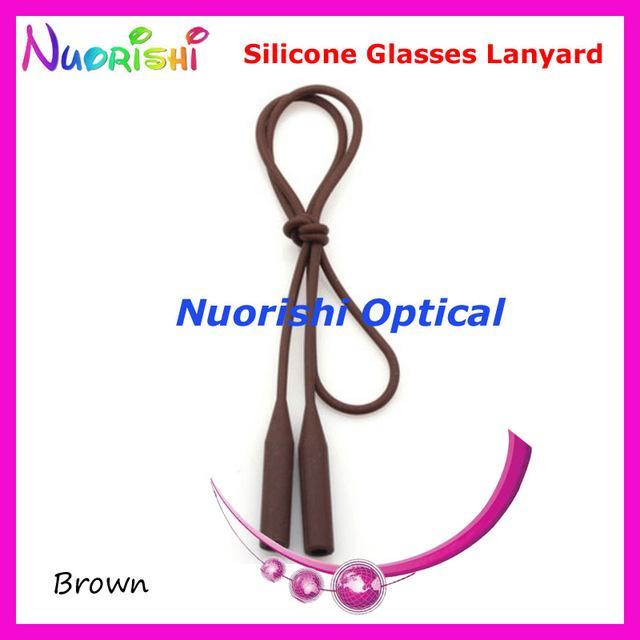 5Pcs L609 12 Colors Round Head Design Elastic Silicone Anti-Slip Eyeglass-Sunglass Accessories-Bargain Bait Box-Brown only-Bargain Bait Box