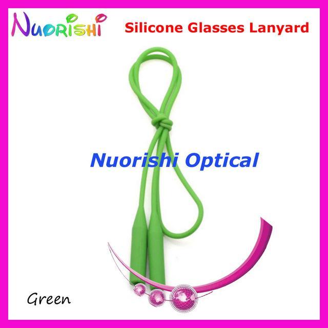 5Pcs L609 12 Colors Round Head Design Elastic Silicone Anti-Slip Eyeglass-Sunglass Accessories-Bargain Bait Box-Green only-Bargain Bait Box