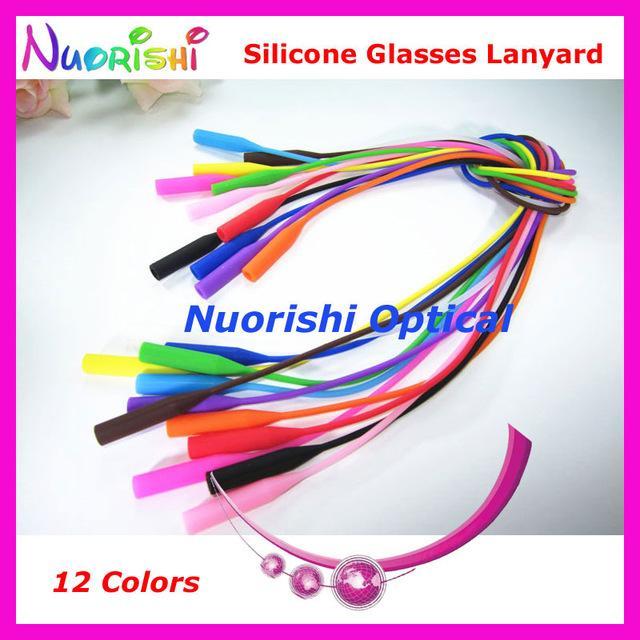 5Pcs L609 12 Colors Round Head Design Elastic Silicone Anti-Slip Eyeglass-Sunglass Accessories-Bargain Bait Box-Mix Colors-Bargain Bait Box