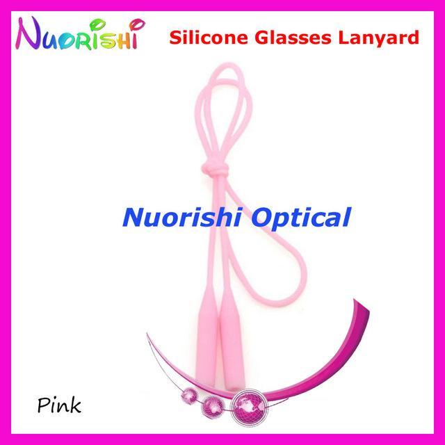 5Pcs L609 12 Colors Round Head Design Elastic Silicone Anti-Slip Eyeglass-Sunglass Accessories-Bargain Bait Box-Pink only-Bargain Bait Box