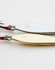5Pcs Metal Sequins Jigging Spoon 52Mm 7G Hard Baits Artificial Baits Boat-FJORD Fishing Store-gold color-Bargain Bait Box