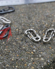5Pcs Spring Hooks Lock Hole D Shape Carabiner D-Ring Key Chain Keychain Clip-BoBo Chou Store-Bargain Bait Box
