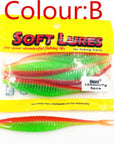 5Pcs/Lot 120Mm 7G Soft Bait Vivid Worm With Salt Smell Artificial Jig Swim-WDAIREN fishing gear Store-B-Bargain Bait Box