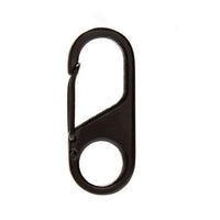 5Pcs/Lot Camping Snap Safety Hook 440 Stainless Steel Carabiner Key Chain Hiking-All EDC Gear Store-Black-Bargain Bait Box