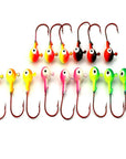 5Pcs/Lot Crank Jig Head Hook 7G Fishing Hook Lead Lure Mixed Color Hard Baits-Be a Invincible fishing Store-Bargain Bait Box