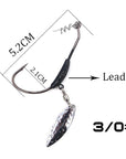 5Pcs/Lot Fishing Crank Hook With The Lead With Metal Spoon Sequins Add Weight-MC&LURE Store-2g Silver-Bargain Bait Box
