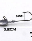 5Pcs/Lot Fishing Lure5G/7G/10G/14G/20G Jig Head Hooks Fishing Bait Soft Worm-MC&LURE Store-7g-Bargain Bait Box