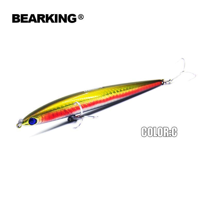 5Pcs/Lot Fishing Lures Fishing Tackle Bearking Minnow Hard Baits 125Mm-bearking Official Store-Bargain Bait Box
