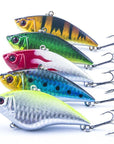 5Pcs/Lot Hard Fishing Lure 5 Colours Vib Rattlin Hook Fishing 7Cm 16G Sinking-SEALURER No.2 Store-Bargain Bait Box