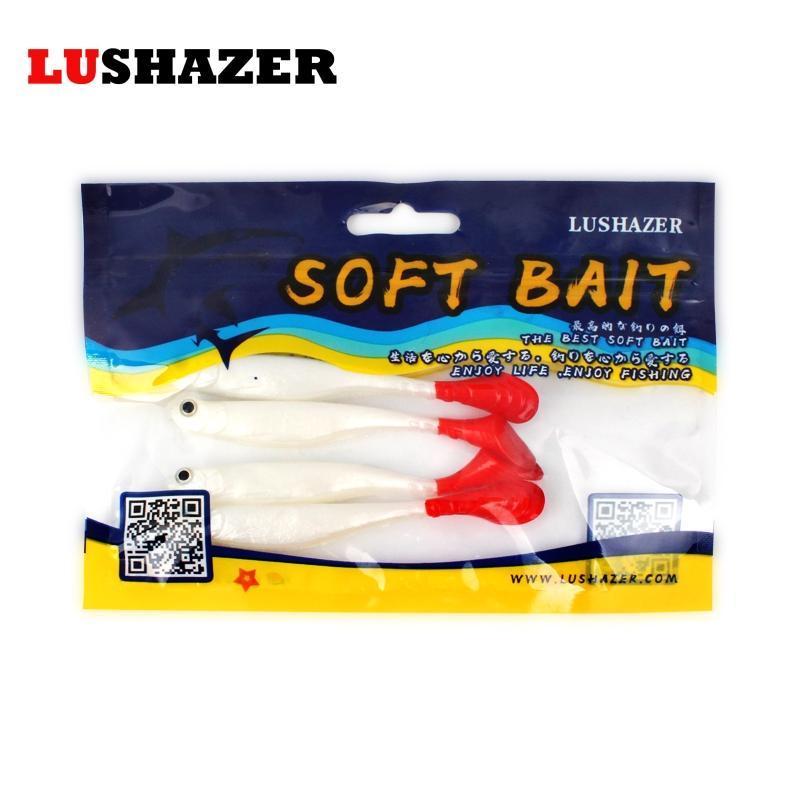 5Pcs/Lot Lushazer Fishing Soft Lures 6G 10Cm Isca Artificial Lote Soft –  Bargain Bait Box