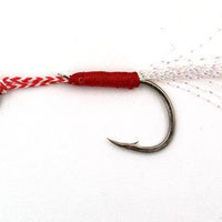 5Pcs/Lot Stainless Steel Jigging Spoon Fishing Hook With With Feather And Ring-MC&LURE Store-14-Bargain Bait Box