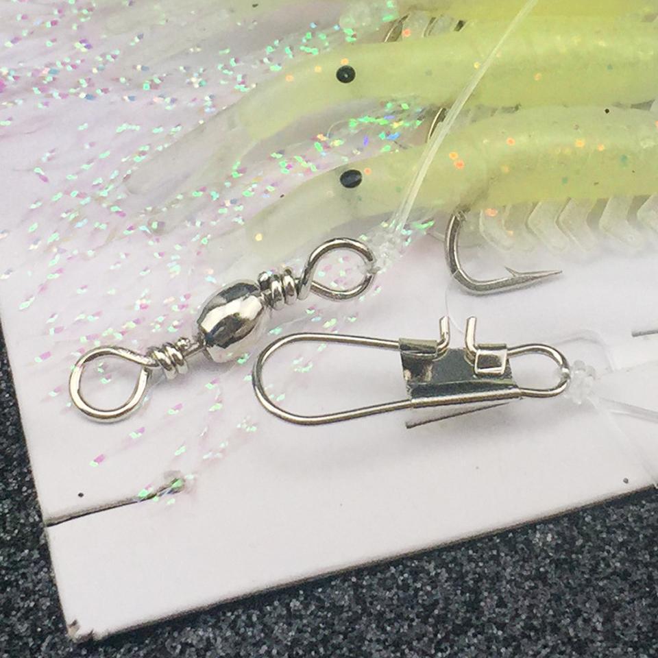 5Pcs/Set Luminous Shrimp Hook Fishing Lure Single Hook Tack Bait Jigs Hook-YPYC Sporting Store-1-Bargain Bait Box