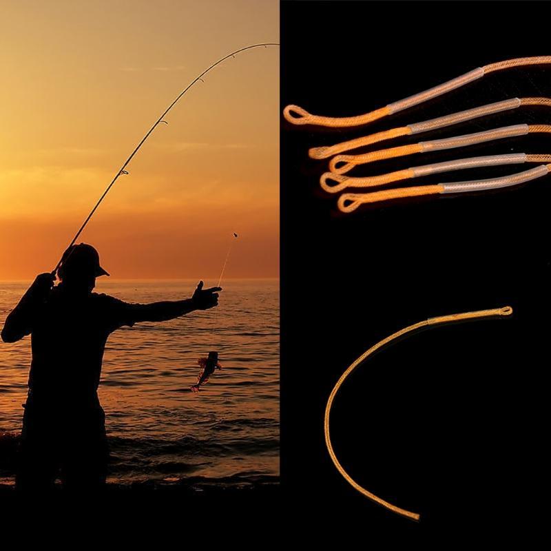 5Pics Fly Fishing Braided Loop Lines Leader Connector Tackle Tool Gear-Sexy bus-Bargain Bait Box