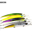5Ps Crankbaits Minnow Fishing Lure With Hooks Artificial Tackle Hard Laser-BODECIN Fishing Tackle USA Store-C1 5PCS-Bargain Bait Box