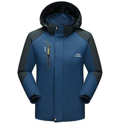 5Xl Men Women Spring Breathable Softshell Jackets Outdoor Sports Waterproof-Mountainskin Outdoor-Men Denim Blue-M-Bargain Bait Box