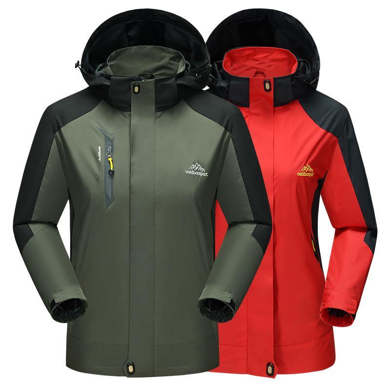 5Xl Men Women Spring Breathable Softshell Jackets Outdoor Sports Waterproof-Mountainskin Outdoor-Men Red-M-Bargain Bait Box