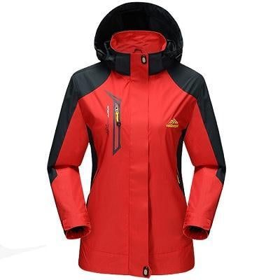 5Xl Men Women Spring Breathable Softshell Jackets Outdoor Sports Waterproof-Mountainskin Outdoor-Women Red-M-Bargain Bait Box