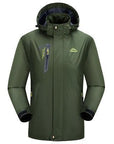 5Xl Men Women Spring Softshell Breathable Jacket Outdoor Sport Mountainskin-Mountainskin Outdoor-Men Army Green-M-Bargain Bait Box