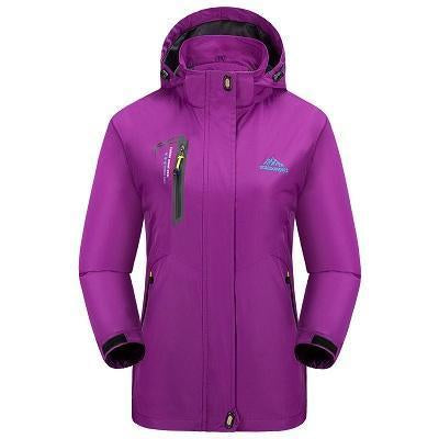 5Xl Men Women Spring Softshell Breathable Jacket Outdoor Sport Mountainskin-Mountainskin Outdoor-Women Purple-M-Bargain Bait Box