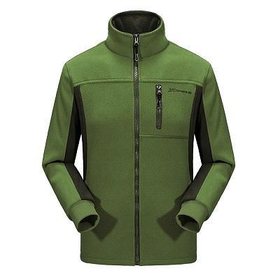 5Xl Men Women'S Winter Fleece Softshell Jackets Outdoor Coats Sport Brand-Mountainskin Outdoor-Men Green-M-Bargain Bait Box