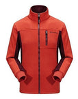 5Xl Men Women'S Winter Fleece Softshell Jackets Outdoor Coats Sport Brand-Mountainskin Outdoor-Men Orange Red-M-Bargain Bait Box