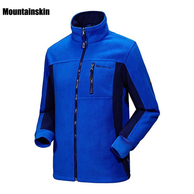 5Xl Men Women&#39;S Winter Fleece Softshell Jackets Outdoor Coats Sport Brand-Mountainskin Outdoor-Men Red-M-Bargain Bait Box