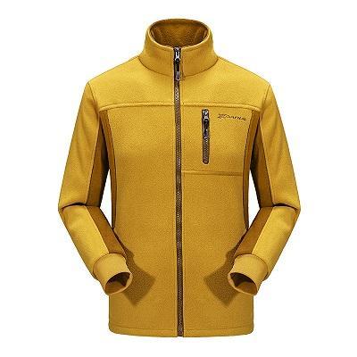 5Xl Men Women'S Winter Fleece Softshell Jackets Outdoor Coats Sport Brand-Mountainskin Outdoor-Men Yellow-M-Bargain Bait Box