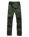 5Xl Mens Summer Quick Dry Removable Pants Outdoor Brand Cloting Male-Mountainskin Outdoor-Green-L-Bargain Bait Box