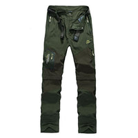 5Xl Mens Summer Quick Dry Removable Pants Outdoor Brand Cloting Male-Mountainskin Outdoor-Green-L-Bargain Bait Box
