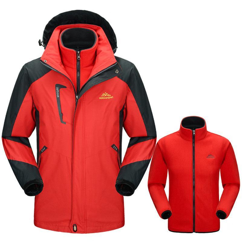 5Xl Men'S Winter Thick Softshell Jackets Male Outdoor Inside Fleece Jacket-Mountainskin Outdoor-Royal Blue-L-Bargain Bait Box
