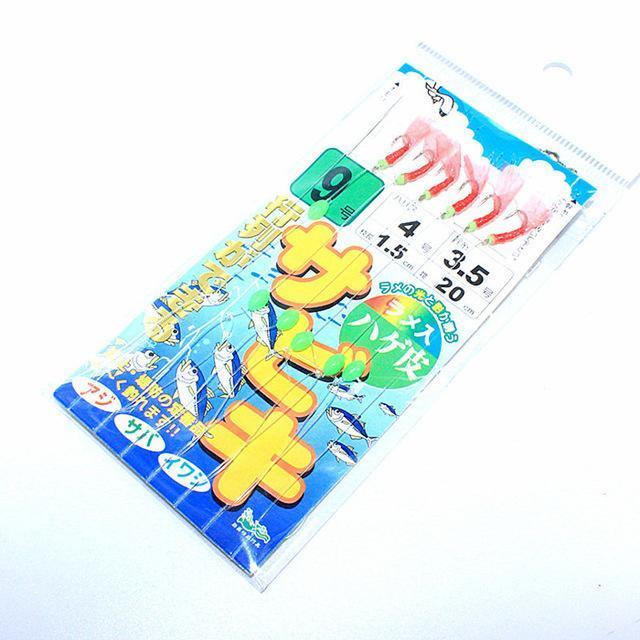 6 Pack 36Pcs/Lot Shrimp Soft Bait With Glow Hook Swivels Anzois Para Sabiki Rigs-Sabiki Rigs-Bargain Bait Box-6 pack 36pcs 3-Bargain Bait Box