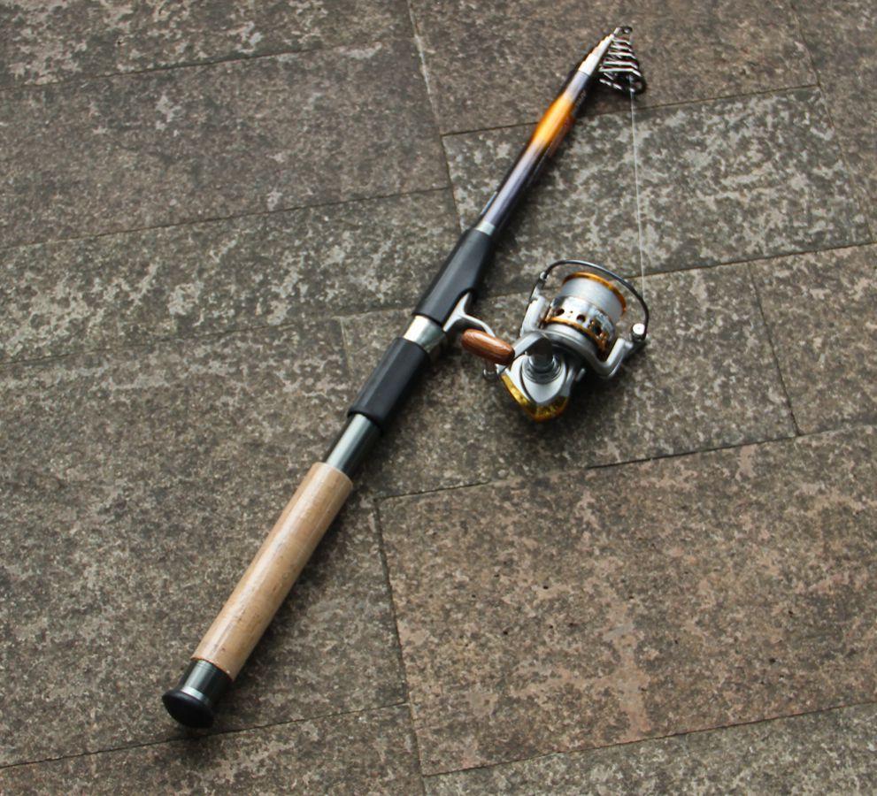 6 Sections 3.0M Casting Carbon Fiber Fishing Rod + Dc5000 Spinning Fishing-Spinning Rods-KV online-Bargain Bait Box
