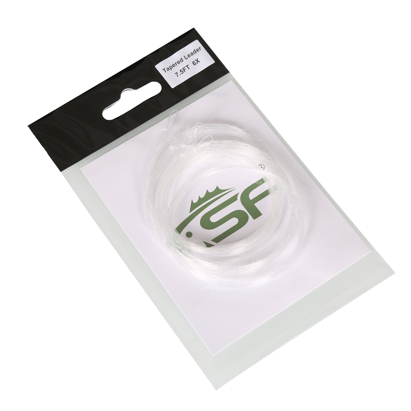 6 Sf 9Ft-6X Clear Nylon Fly Fishing Line Knotless Leaders Tapered Leader-SF Store-Bargain Bait Box