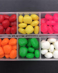 60 Pcs Carp Fishing Corn Assorted In 1 Box 6 Colors Floating Artifical Pop Up-Y-LIN TargetCarp Store-Bargain Bait Box