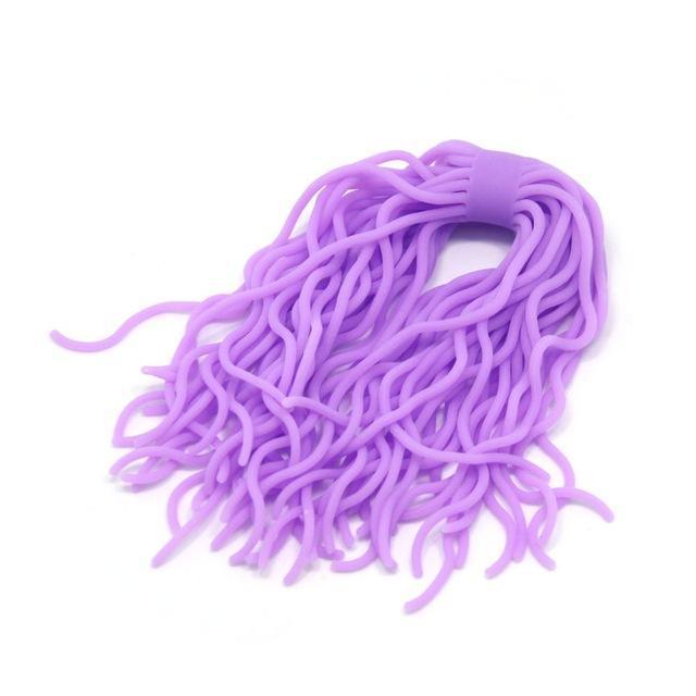 60 Strands Fishing Lures Soft Worm Body Squirmy Wormy Fly Tying Materials Rubber-SAMSFX Official Store-Purple-Bargain Bait Box