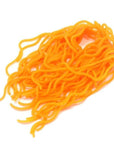 60 Strands/Pc Fishing Lures Soft Worm Body Squirmy Wormy Fly Tying Materials-SAMSFX Official Store-Orange-Bargain Bait Box