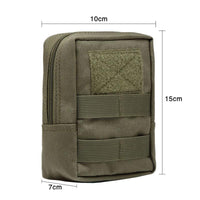 600D Outdoor Military Tactical Life Bag Multifunctional Tool Pouch Edc Springs-Sports &Recreation Shop-Khaki-Bargain Bait Box