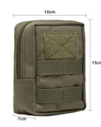 600D Outdoor Military Tactical Waist Bag Multifunctional Edc Molle Tool Zipper-A willow Store-Army Green-Bargain Bait Box