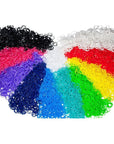 600Pcs Rainbow Braided Rubber Bands Loom Refill Diy Bracelet Rubber Anklet Clips-BestSellingMall Store-white-Bargain Bait Box