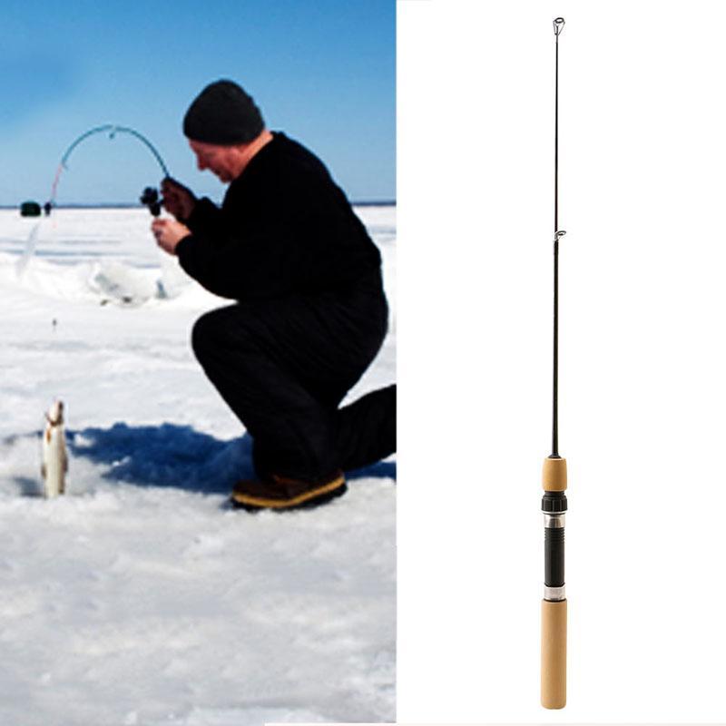 60Cm Portable Pocket Winter Ice Fishing Fish Rod Mini Tackle Spinning Casting-Hiker Store-Bargain Bait Box