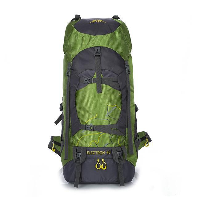 60L High Capacity Mountaineering Backpack Waterproof Nylon Climbing Backpack-Cerrion Outliver Store-Green-Bargain Bait Box