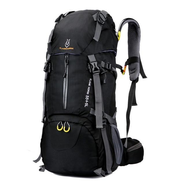 60L Hiking Backpack Water Resistant Outdoor Sport Trekking Mountaineering Travel-Climbing Bags-Healthy Moves Store-Black Color-Bargain Bait Box