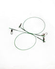 60Pcs 15/25/30Cm Fishing Lure Steel Wire Leader With Rolling Swivel Anti-Bite-Super Online Technology Co., Ltd-Bargain Bait Box