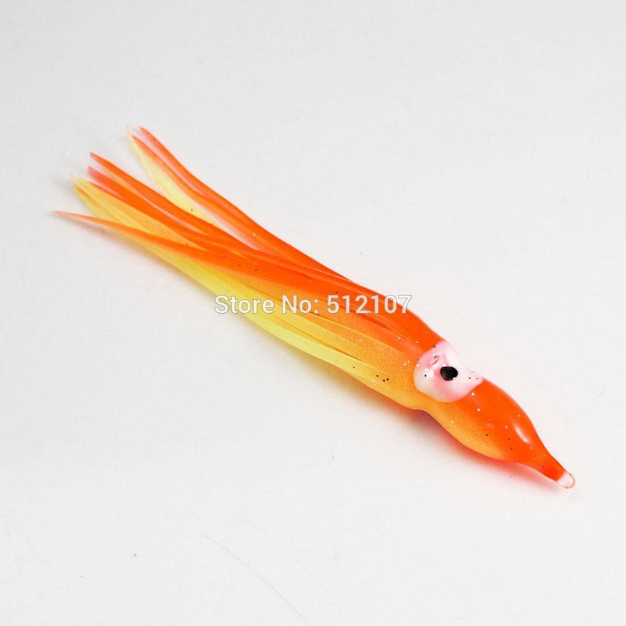 60Pcs 6Cm 8Cm 10Cm Squid Rubber Skirts, Soft Octopus Lures, Hoochie Fishing-countbass Fishing Tackles Store-6cm-Bargain Bait Box