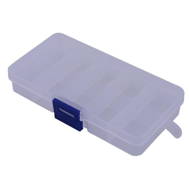 6/10/12 Compartments Storage Case Box Plastic Fishing Lure Spoon Hook Bait-happyeasybuy01-C-Bargain Bait Box